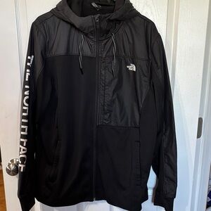 The North Face Men's Black Hooded Windbreaker